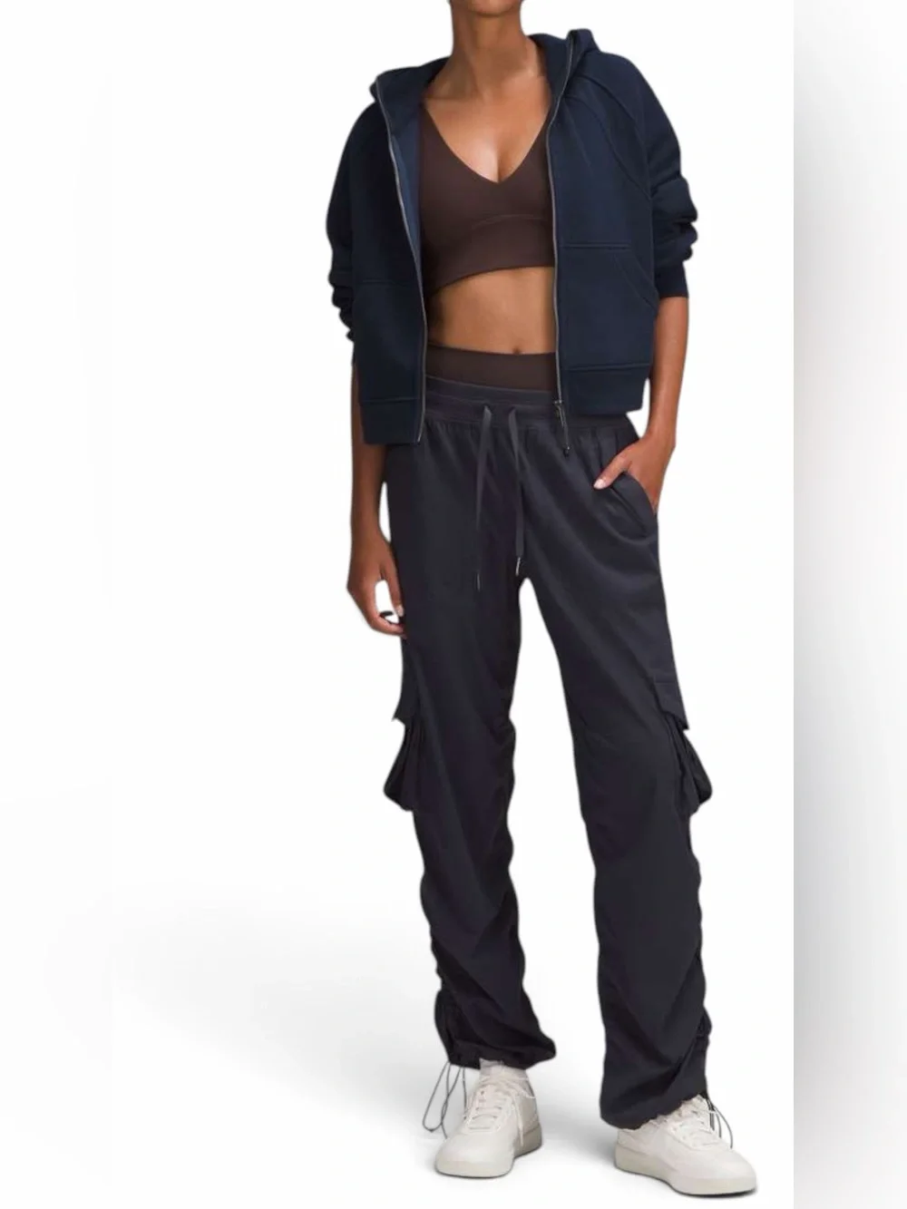 NWT – Lululemon – uDance Studio Relaxed-Fit Mid-Rise Cargo Pant – Black – Sz. XS